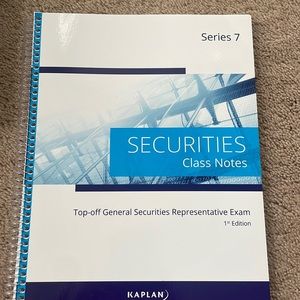 Kaplan series 7 securities class notes book